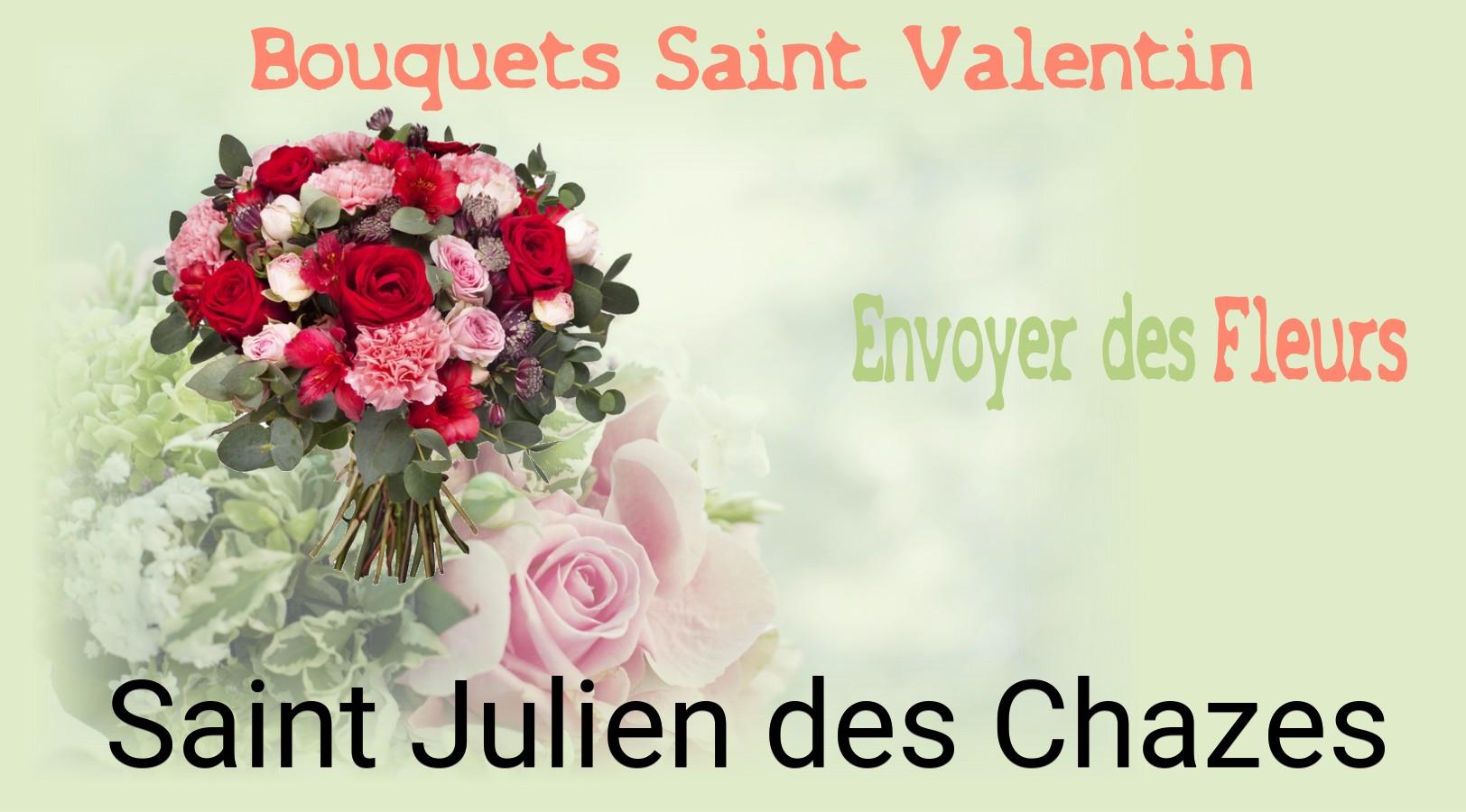 Roses de Saint-Valentin livrées à Saint-Julien-des-Chazes